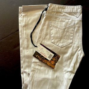 4-Stroke size 4 super skinny jeans NWT metallic shimmer look